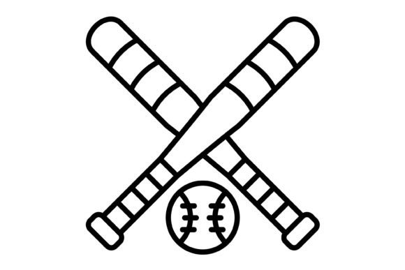Baseball Outline Icon: Your Essential Design Asset