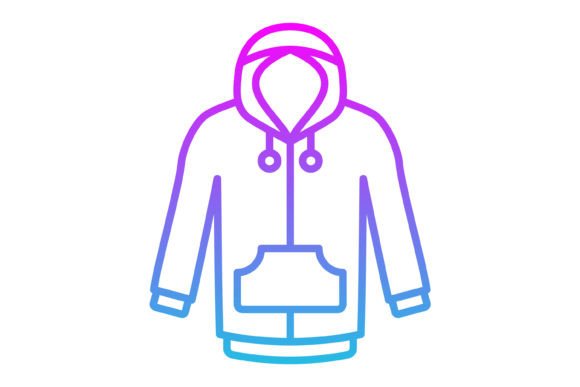 Bring Your Designs to Life with the Hoodie Line Gradient Icon