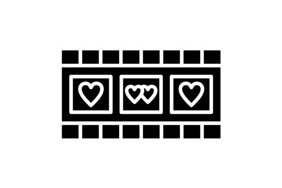 Capturing Moments: The Wedding Video Glyph Icon Set