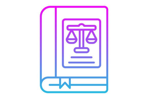 Law Line Gradient Icon: The Essential Design Asset