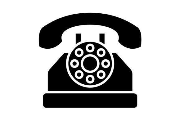 Telephone Glyph Icon: Modern Design Assets for Every Project