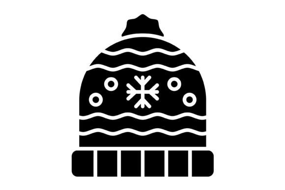 The Knit Hat Glyph Icon: Crafting a Cozy Visual Identity