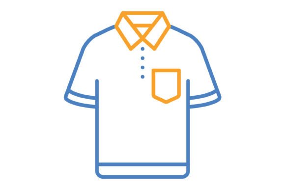 The Shirt Blue & Orange Line Icon: A Designer's Secret Weapon