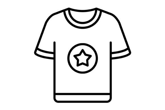 Tshirt Outline Icon: A Clean, Scalable Design Asset for Modern Projects