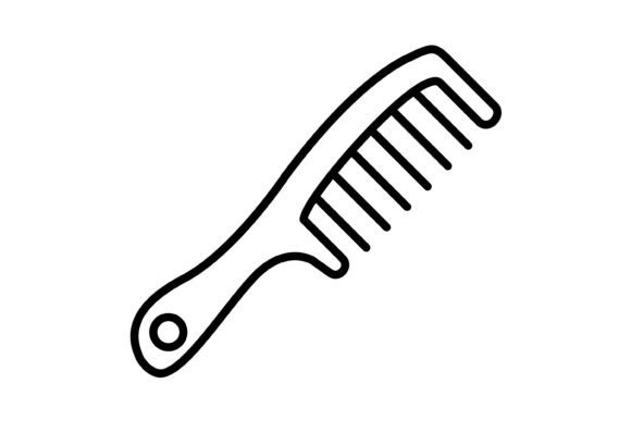Understanding the Hair Comb Outline Icon: A Designer's Asset