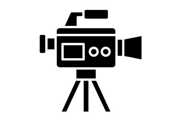 Video Camera Glyph Icon: Your Go-To Visual for Modern Content