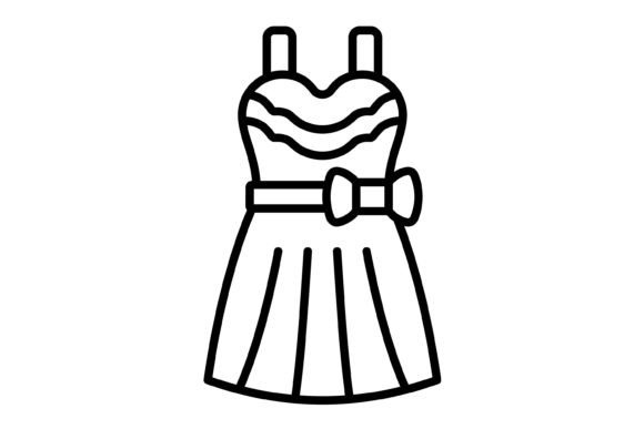 Wedding Dress Outline Icon: A Designer's Go-To for Elegant Branding